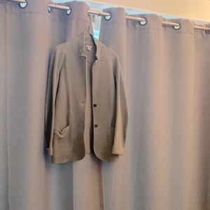 J Crew grey sweater blazer